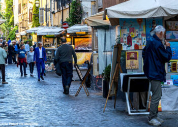 La storica mostra dei Cento Pittori di Via Margutta