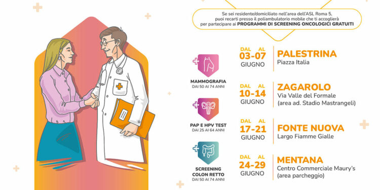 L’Asl Roma 5 torna con “La casa della salute mobile”