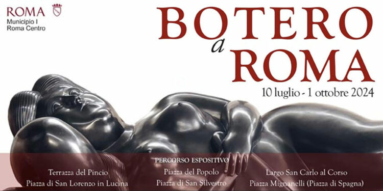 Le opere di Botero nelle Piazze di Roma