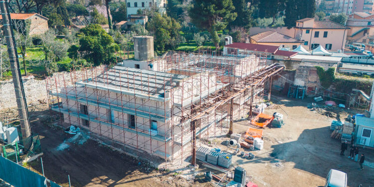 Frascati, proseguono i lavori di riqualificazione dell’ex Mattatoio