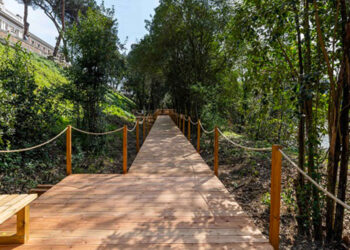 Roma, inaugurato il nuovo parco d’affaccio sul Lungotevere delle Navi