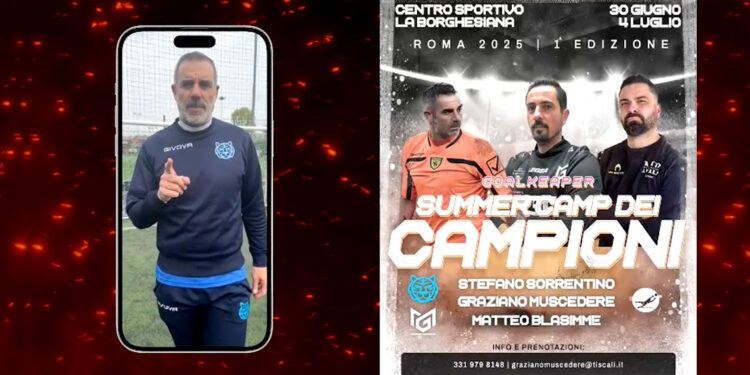 Borghesiana, aperte le iscrizioni per allenarsi con il portierone della Seria A