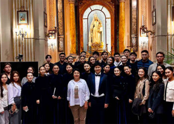 La tournèe romana del coro studentesco del Kazakistan