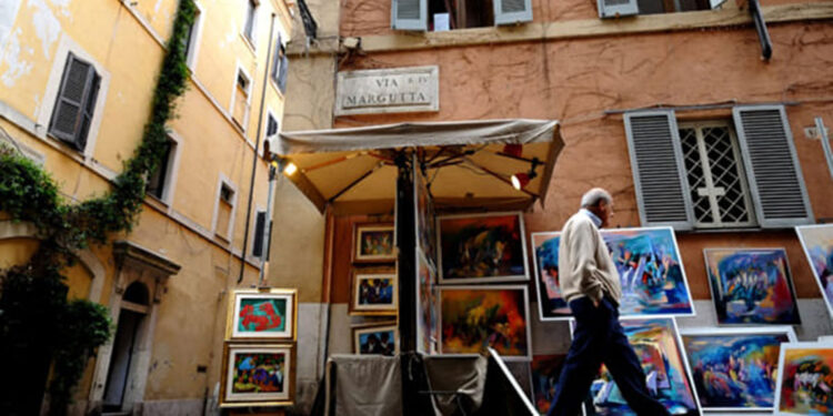 Natale in Arte: i Cento Pittori Via Margutta a Piazza Testaccio