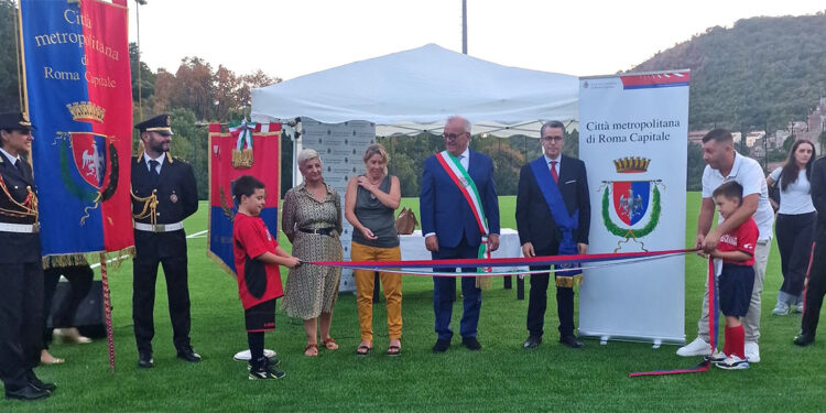 Inaugurato il nuovo impianto sportivo a San Gregorio da Sassola