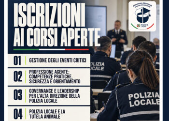 Al via la prima offerta formativa dell’Accademia Regionale di Polizia Locale del Lazio